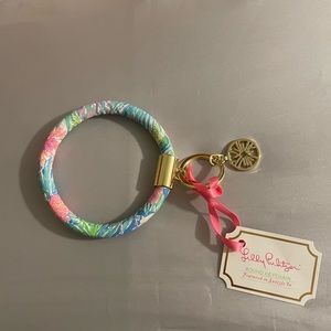 Lilly Pulitzer Round Keychain